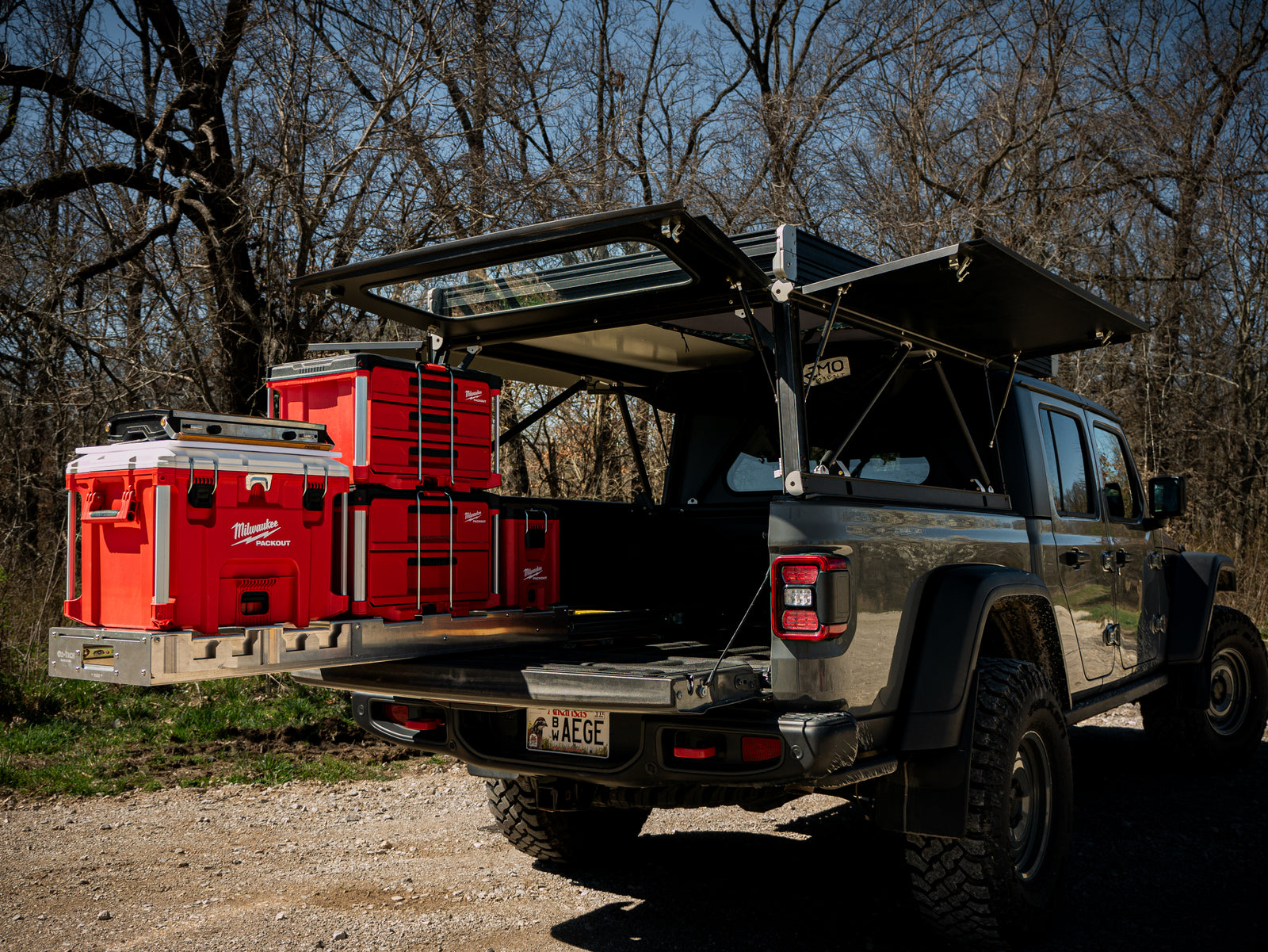 Milwaukee Packout Truck Bed Slide by Oz-Tech