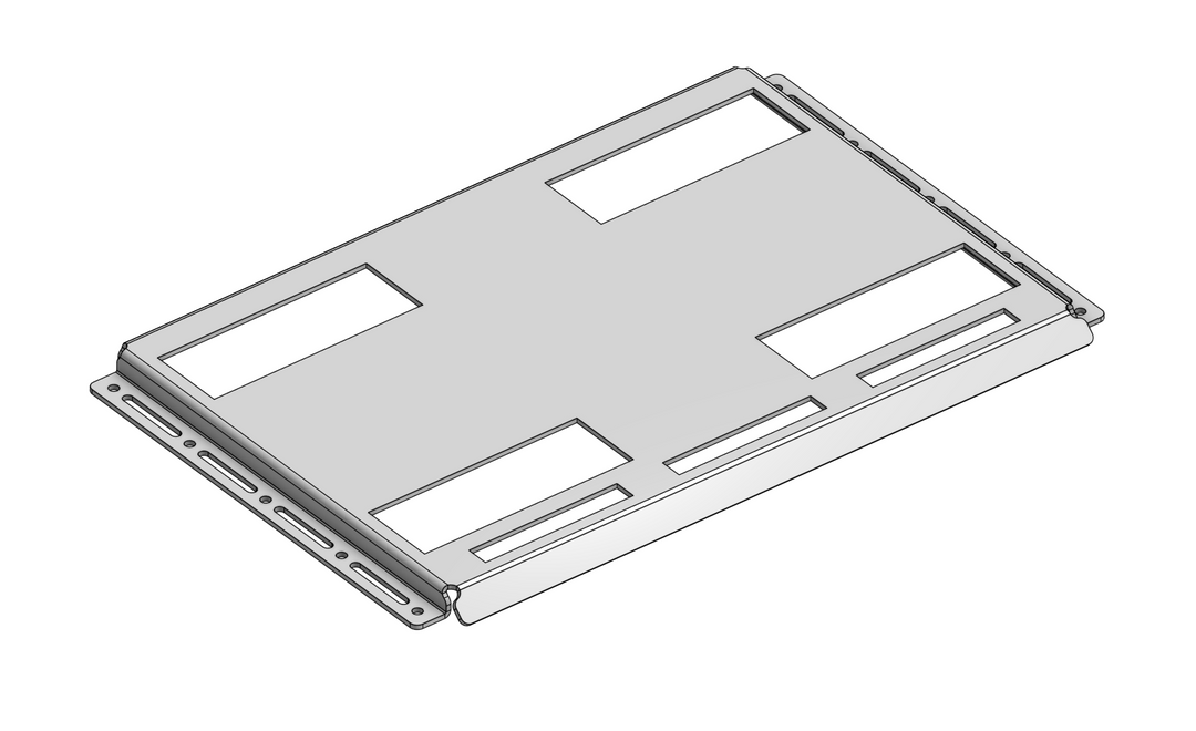 Rendering of Premium Mounting Plate for Klein MODbox